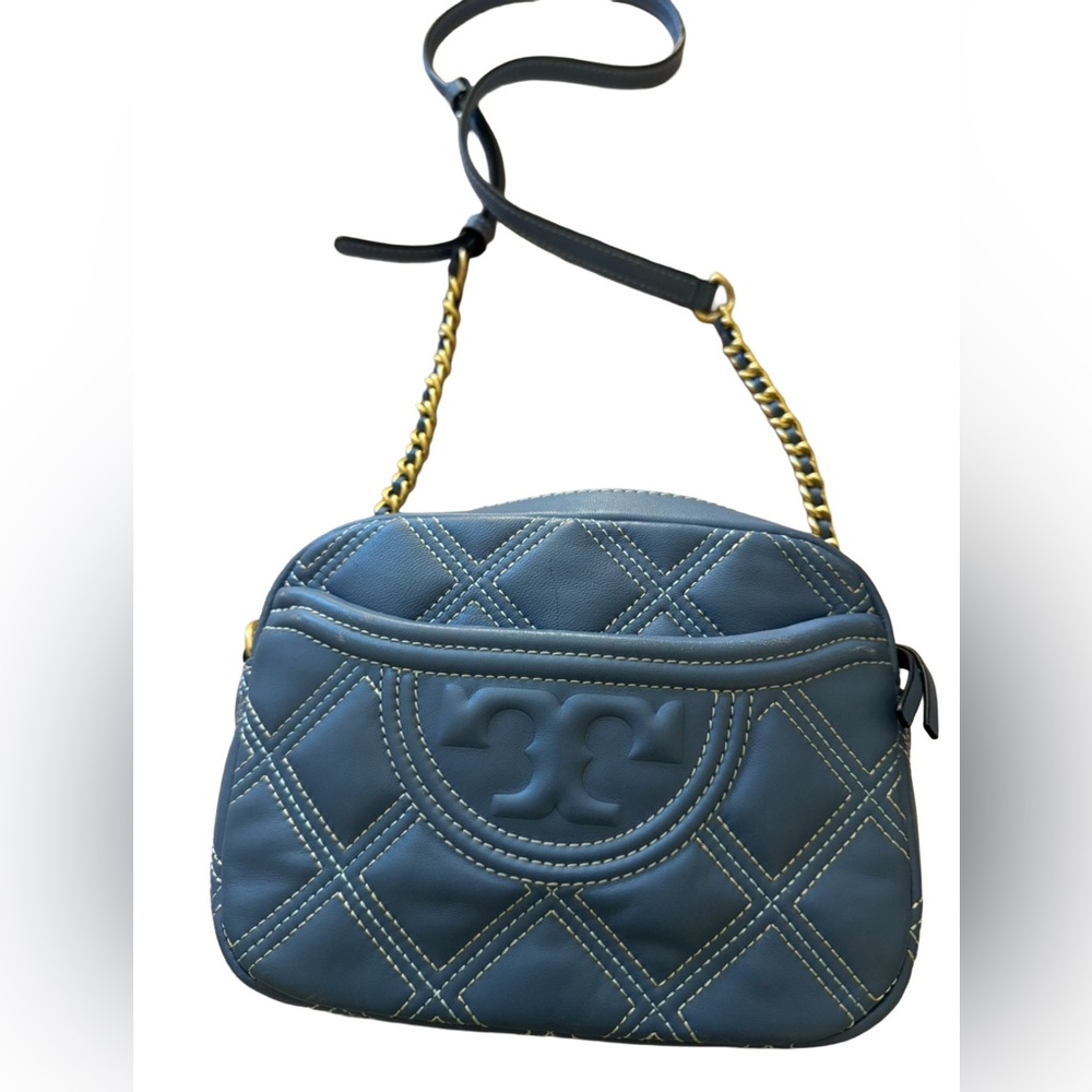 ❤️SOLD❤️Tory Burch Bluewood Camera Bag - Picture 4 of 5